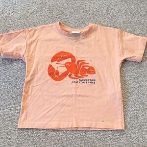 Zara Kids Lobster Graphic T-Shirt